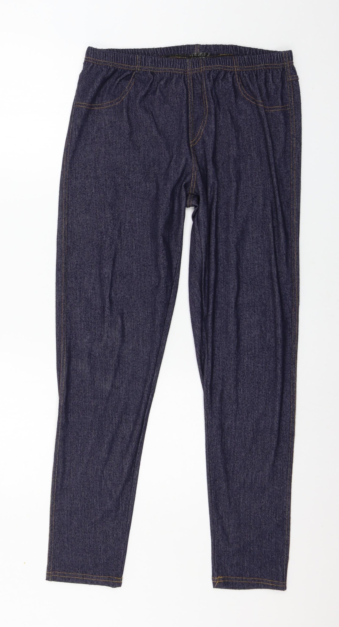 Anucci Womens Blue  Denim Jegging Jeans Size 34 in L29 in