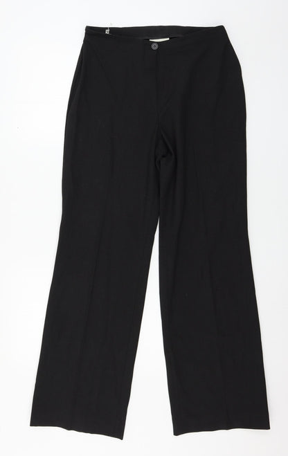 Witteveen Womens Black   Trousers  Size 12 L31 in