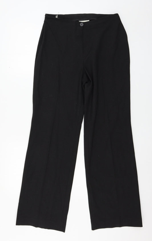Witteveen Womens Black   Trousers  Size 12 L31 in