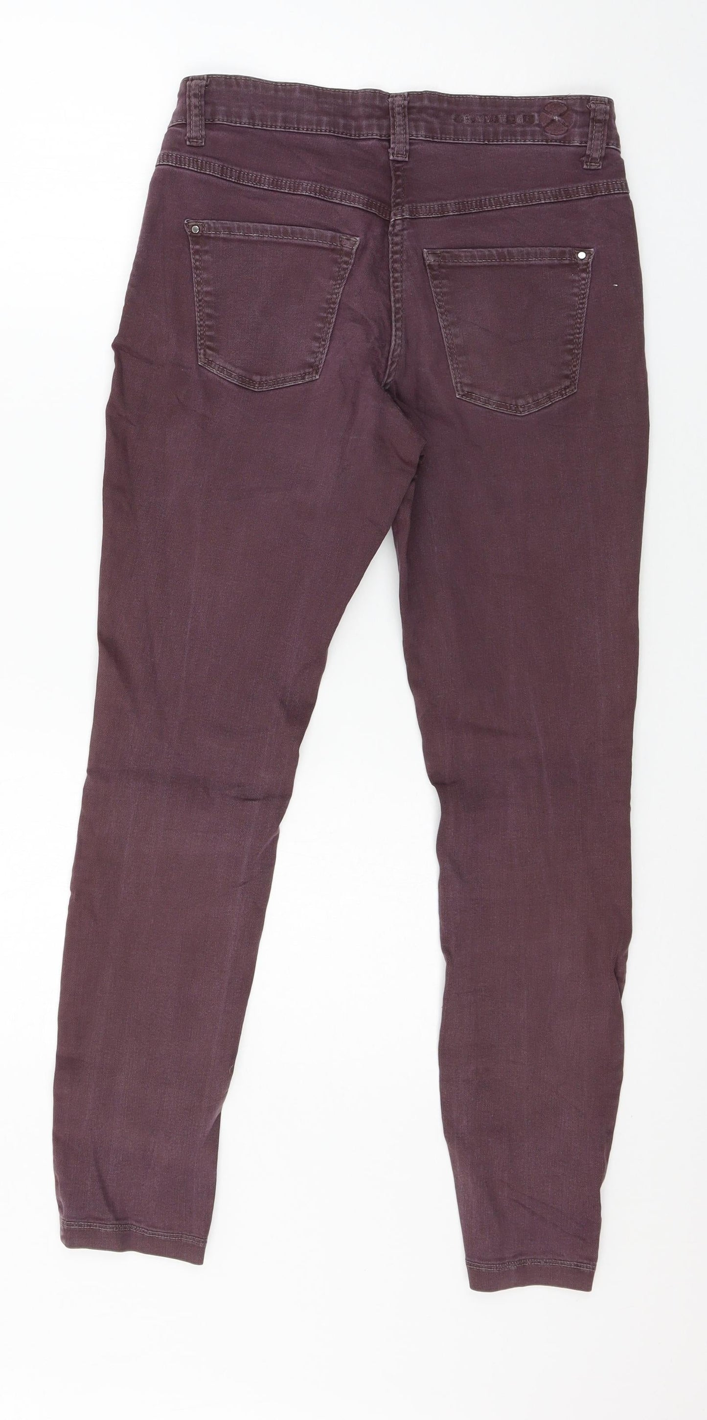 Womens UK Size 30 in MAC Jeans Regular Fit Skinny Purple Jeans