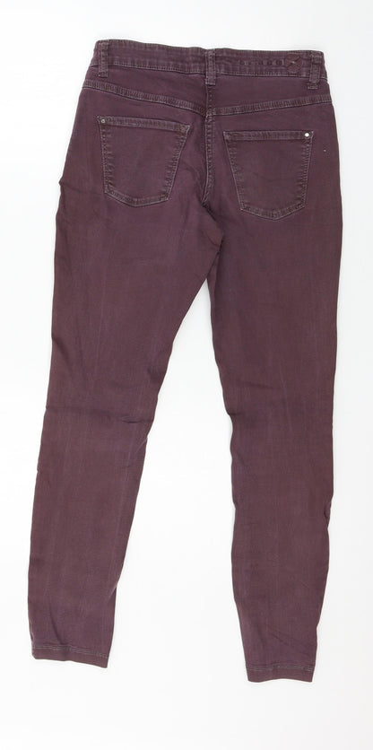 Womens UK Size 30 in MAC Jeans Regular Fit Skinny Purple Jeans