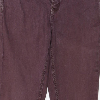 Womens UK Size 30 in MAC Jeans Regular Fit Skinny Purple Jeans