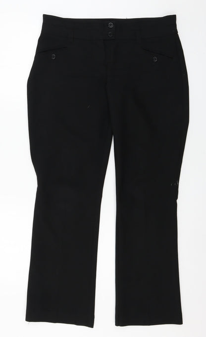 New Look Womens Black   Trousers  Size 12 L32 in
