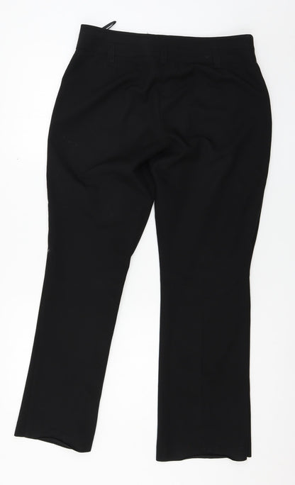 New Look Womens Black   Trousers  Size 12 L32 in