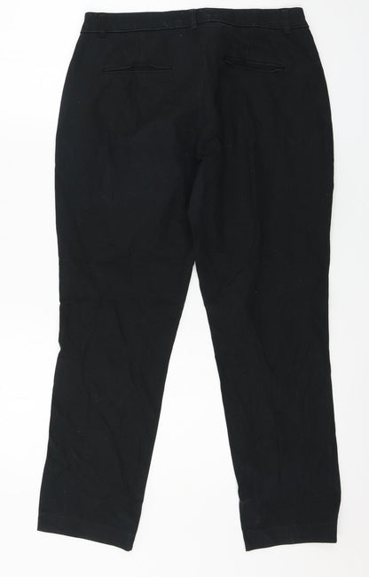 Butik Womens Black   Trousers  Size 10 L25 in