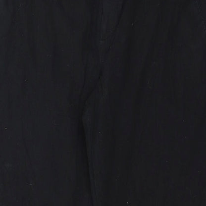 Butik Womens Black   Trousers  Size 10 L25 in