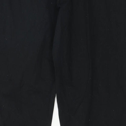 Butik Womens Black   Trousers  Size 10 L25 in