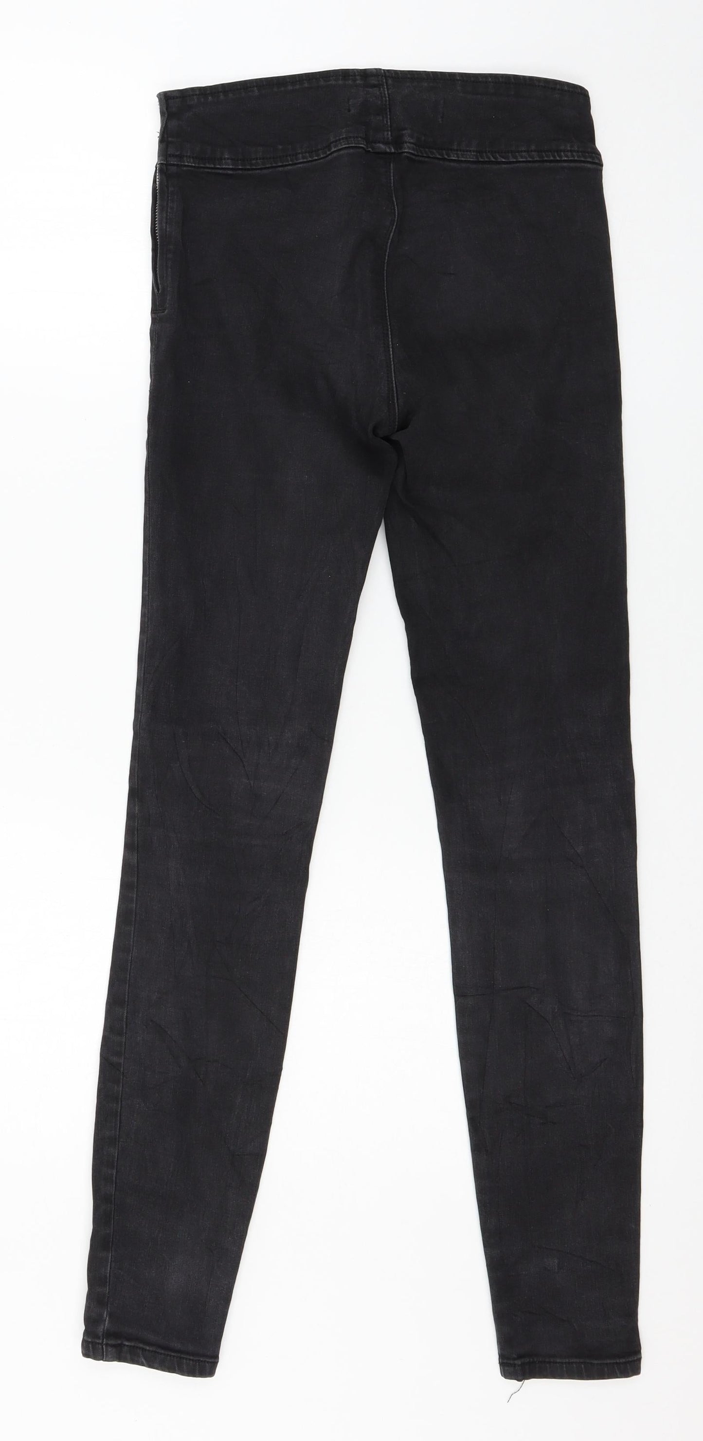 Womens UK Size 25 in Amisu Regular Fit Skinny Black Jeans