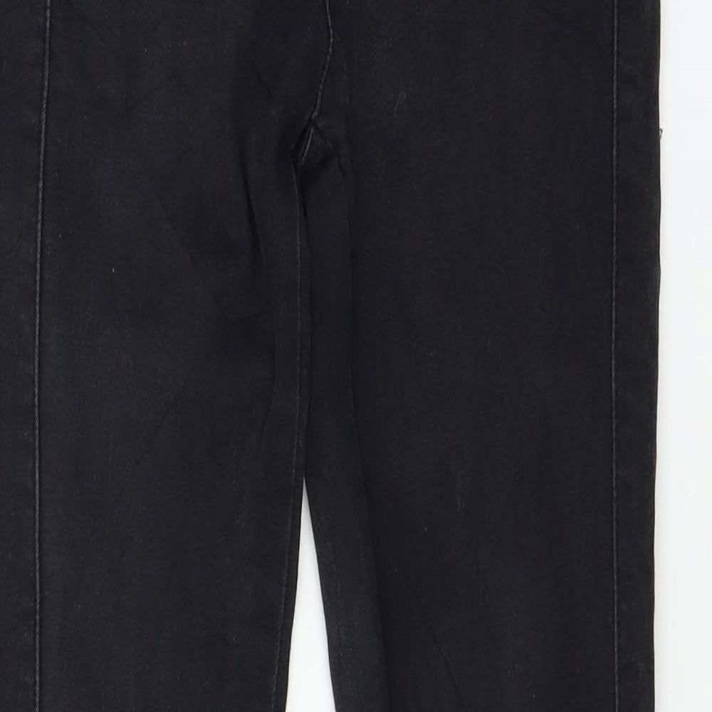 Womens UK Size 25 in Amisu Regular Fit Skinny Black Jeans