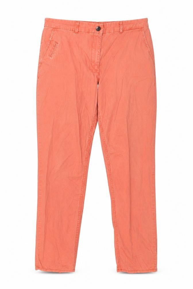Womens UK Size 10 H&M Regular Fit  Orange Trousers