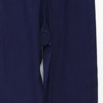 Miss Selfridge Womens Blue  Denim Skinny Jeans Size 8 L27 in