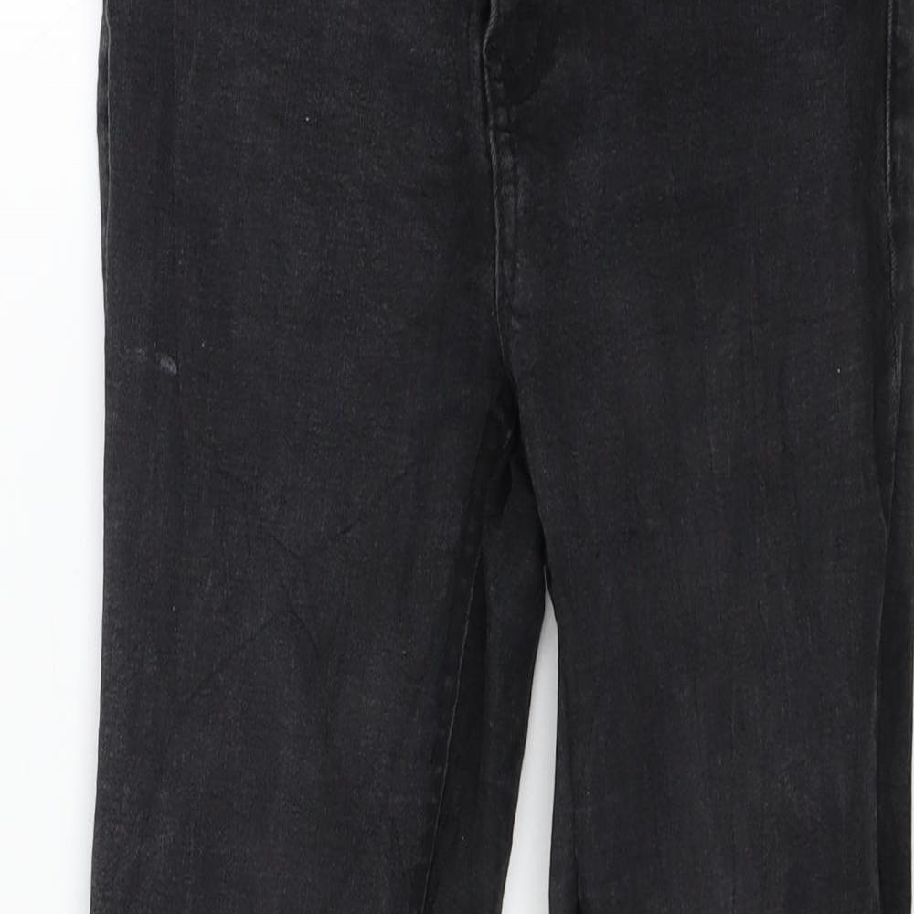 New Look Womens Grey  Denim Skinny Jeans Size 8 L25 in