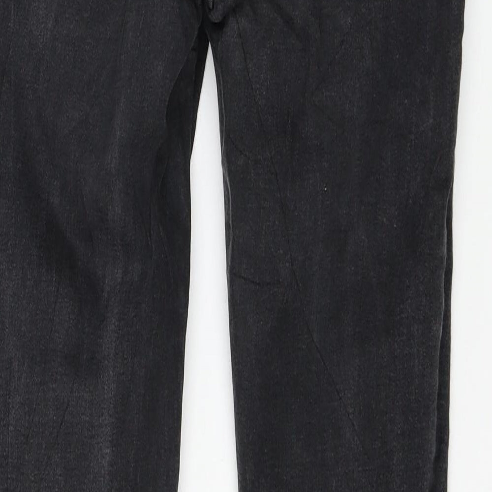 New Look Womens Grey  Denim Skinny Jeans Size 8 L25 in