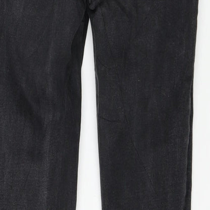 New Look Womens Grey  Denim Skinny Jeans Size 8 L25 in