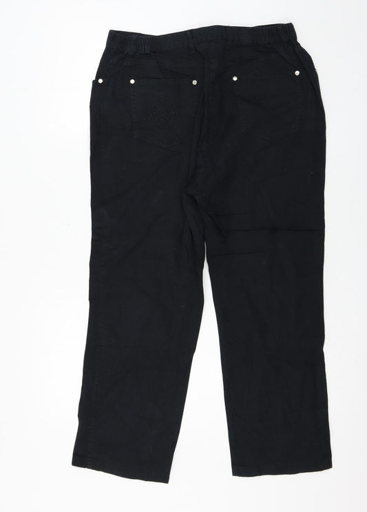 Berger du Nord Womens Black   Trousers  Size 32 in L26 in