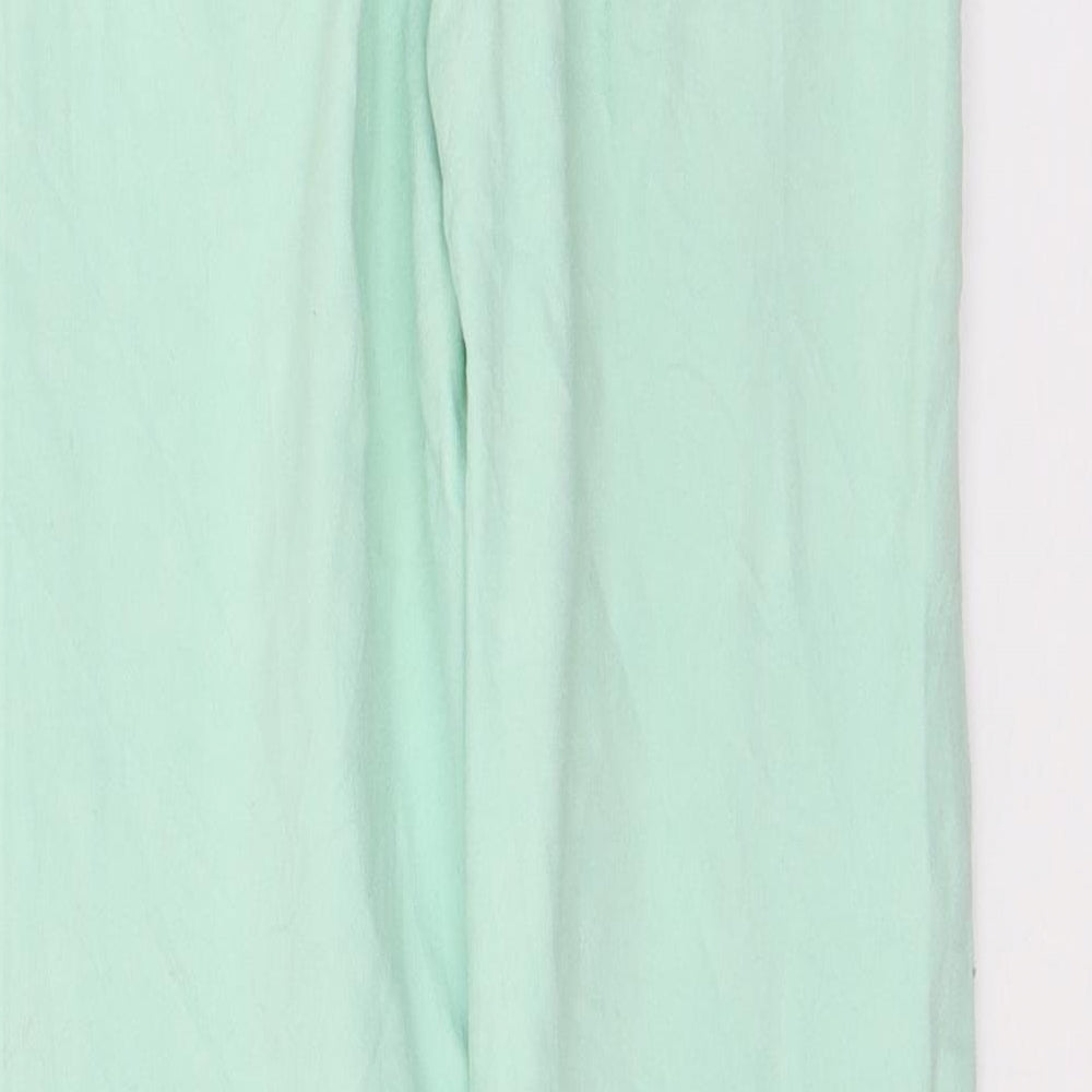 Bike Life Womens Green  Denim Skinny Jeans Size S L24 in