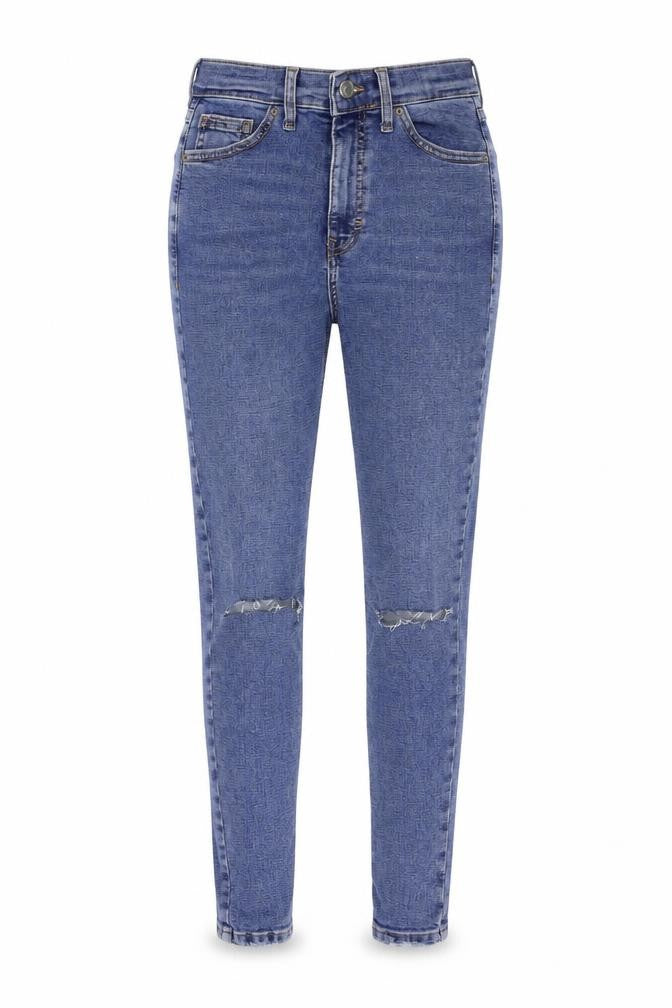 Womens UK Size 26 in Topshop Regular Fit Skinny Blue Jeans