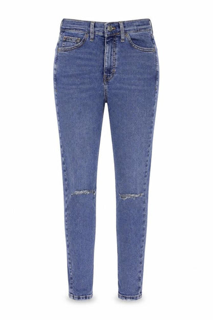 Womens UK Size 26 in Topshop Regular Fit Skinny Blue Jeans