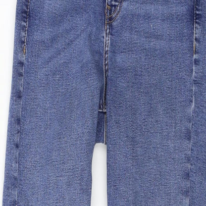Topshop Womens Blue  Denim Skinny Jeans Size 26 in L30 in