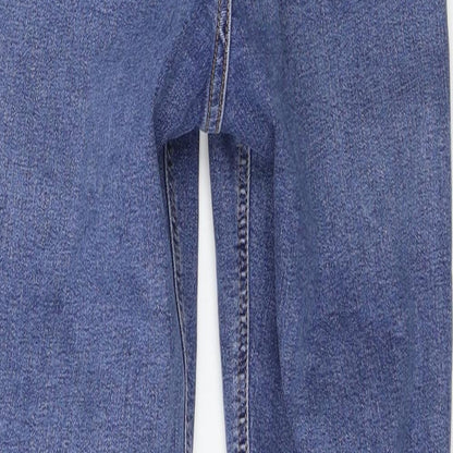 Topshop Womens Blue  Denim Skinny Jeans Size 26 in L30 in