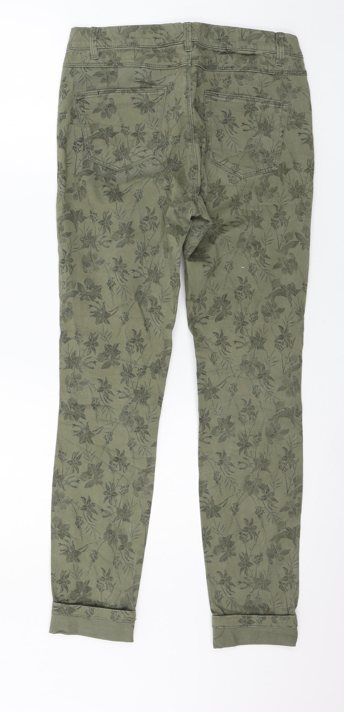 Womens UK Size 30 in Camaieu Regular Fit Jegging Green Jeans