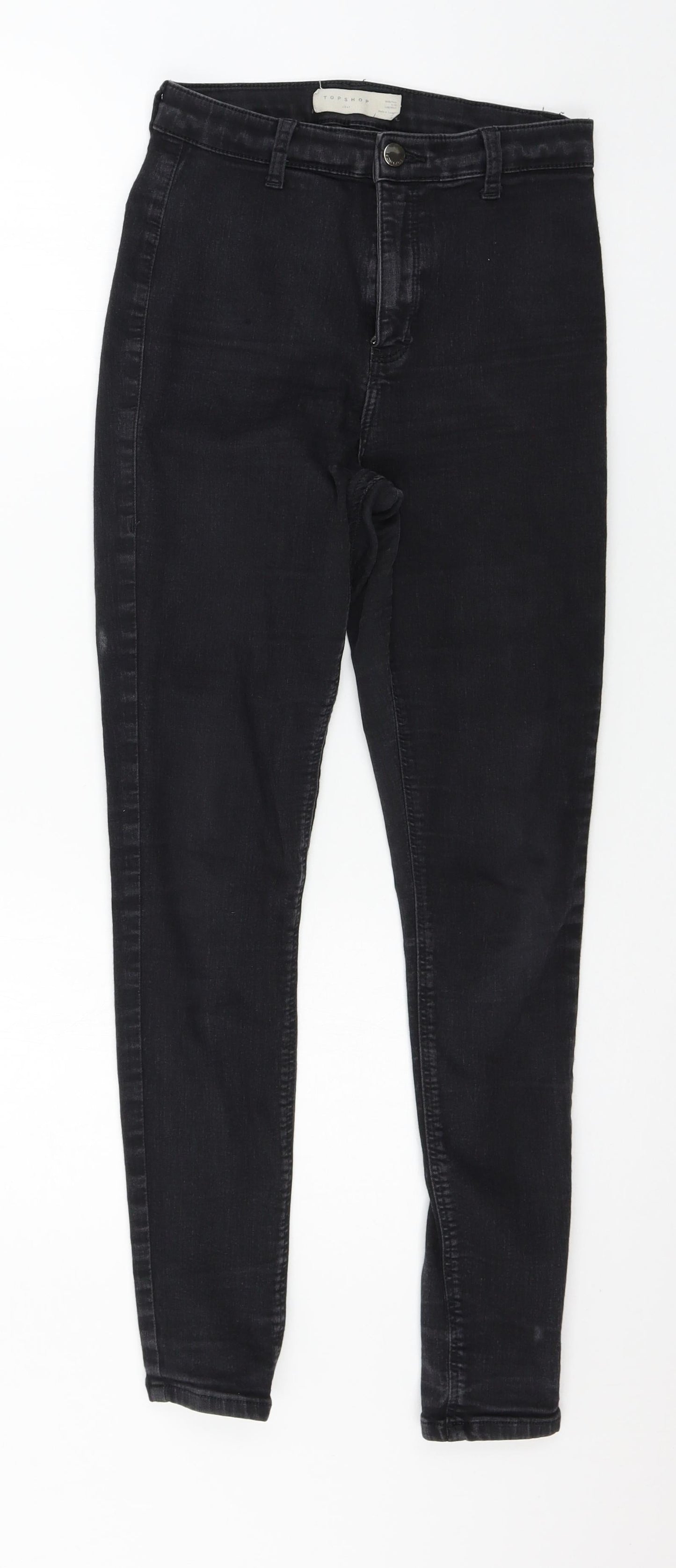 Topshop Womens Grey  Denim Skinny Jeans Size 26 in L32 in