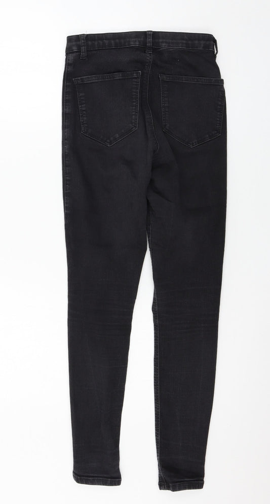 Topshop Womens Grey  Denim Skinny Jeans Size 26 in L32 in