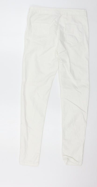 Beden Womens White  Denim Skinny Jeans Size 12 L28 in