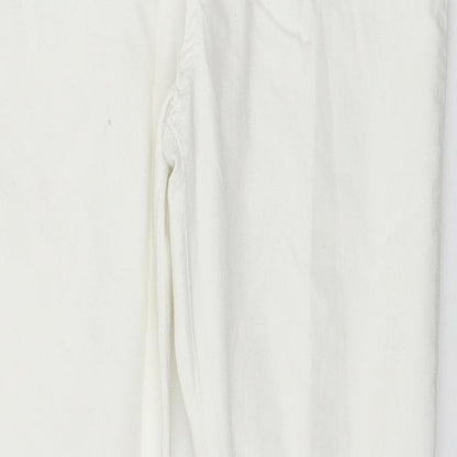 Beden Womens White  Denim Skinny Jeans Size 12 L28 in