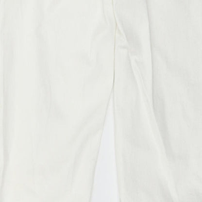 Beden Womens White  Denim Skinny Jeans Size 12 L28 in