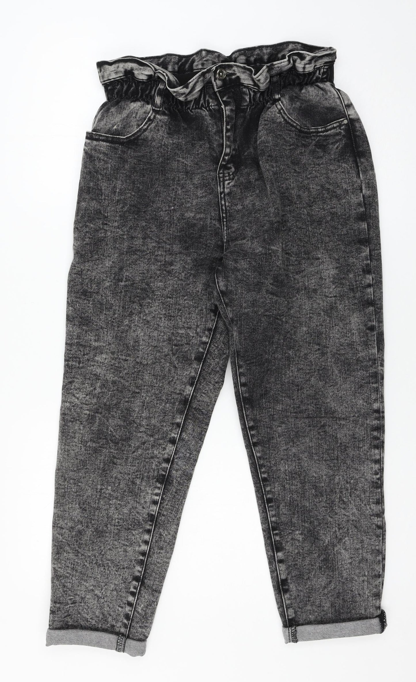 Womens UK Size 32 in Preworn Regular Fit Straight Grey Jeans