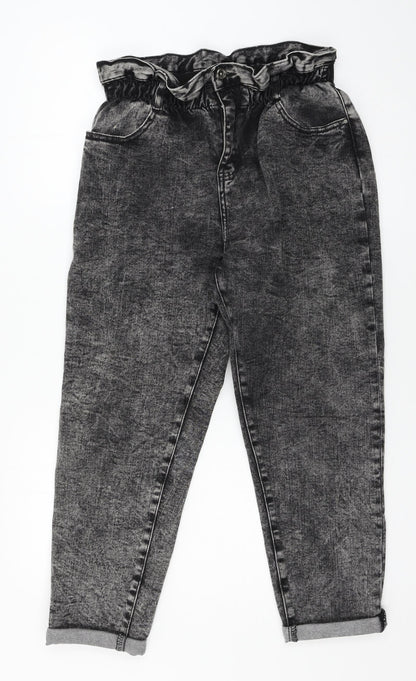 Womens UK Size 32 in Preworn Regular Fit Straight Grey Jeans