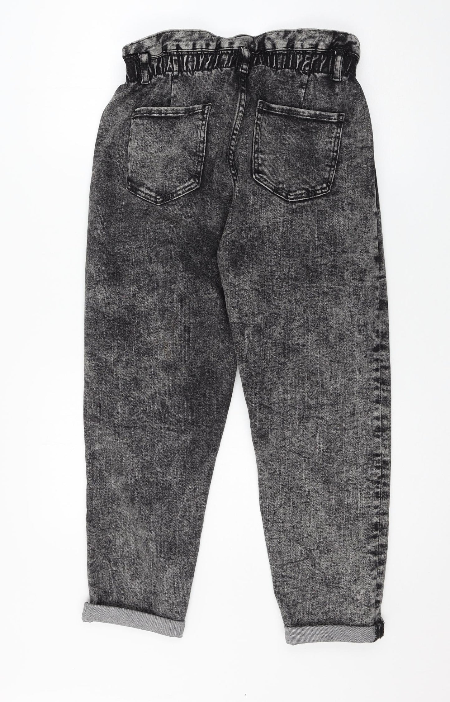 Womens UK Size 32 in Preworn Regular Fit Straight Grey Jeans