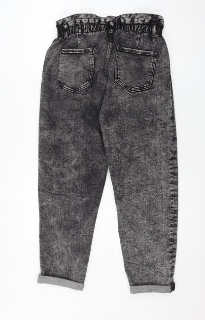 Womens UK Size 32 in Preworn Regular Fit Straight Grey Jeans