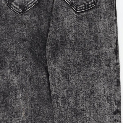 Womens UK Size 32 in Preworn Regular Fit Straight Grey Jeans