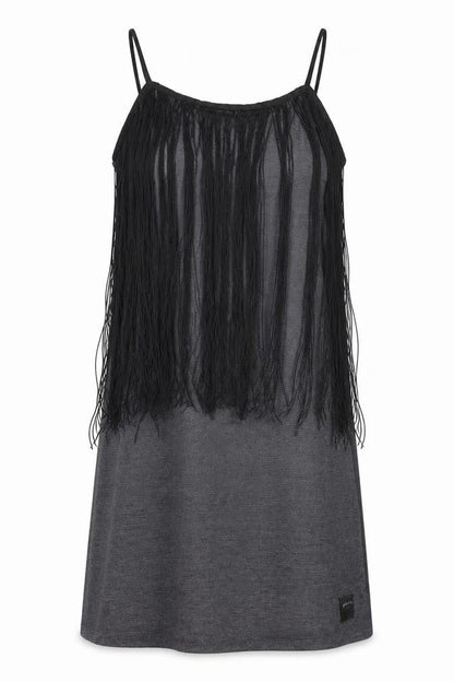 Sixth Flume Womens Grey  Jersey A-Line  Size S