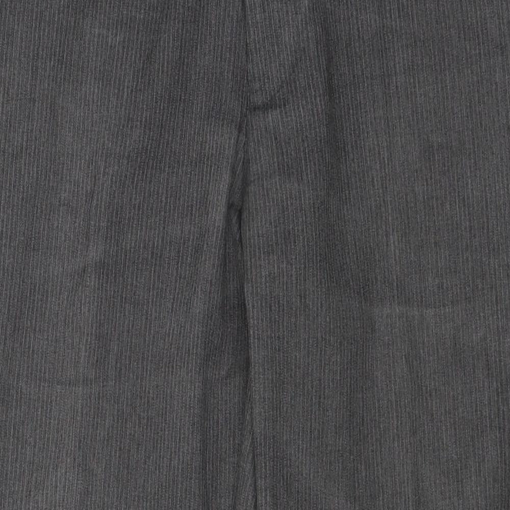 George Mens Grey Striped  Trousers  Size 32 in L29 in