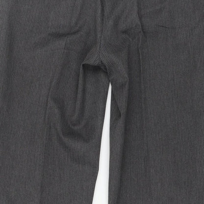 George Mens Grey Striped  Trousers  Size 32 in L29 in