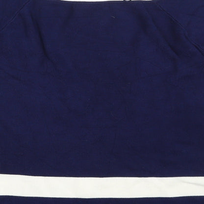 George Womens Blue Striped  Pullover Jumper Size 14