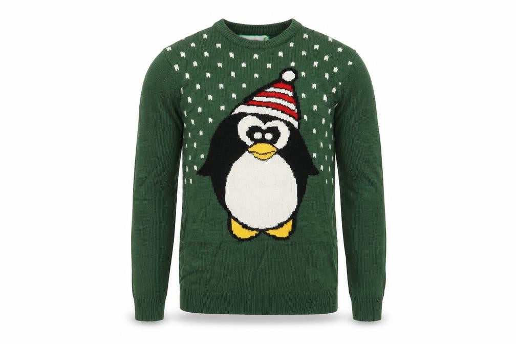 Cedarwood State Mens Green Polka Dot Pullover Jumper Size S - Seasonal Christmas Festive Holiday