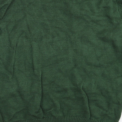 Cedar Wood State Mens Green Polka Dot  Pullover Jumper Size S  - Seasonal Christmas Festive Holiday