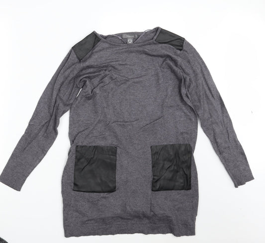 Primark Womens Grey   Pullover Jumper Size 12