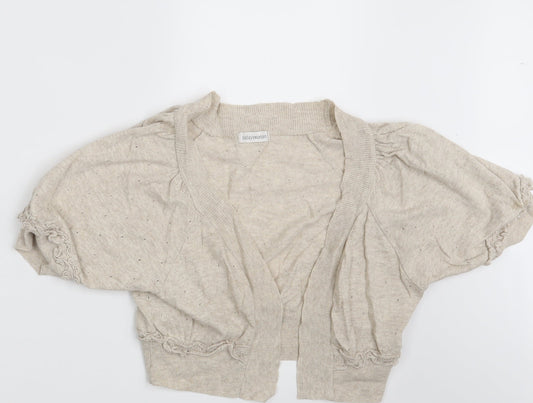 Todayswoman Womens Beige   Shrug Jumper Size 12