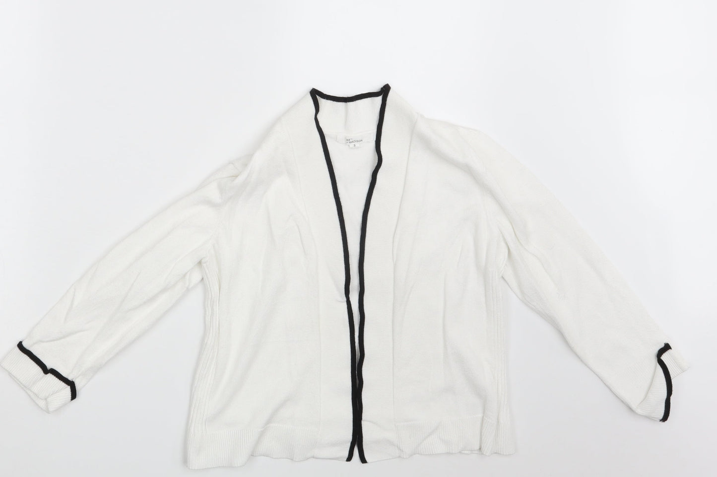 89th & Madison Womens White   Cardigan Jumper Size S