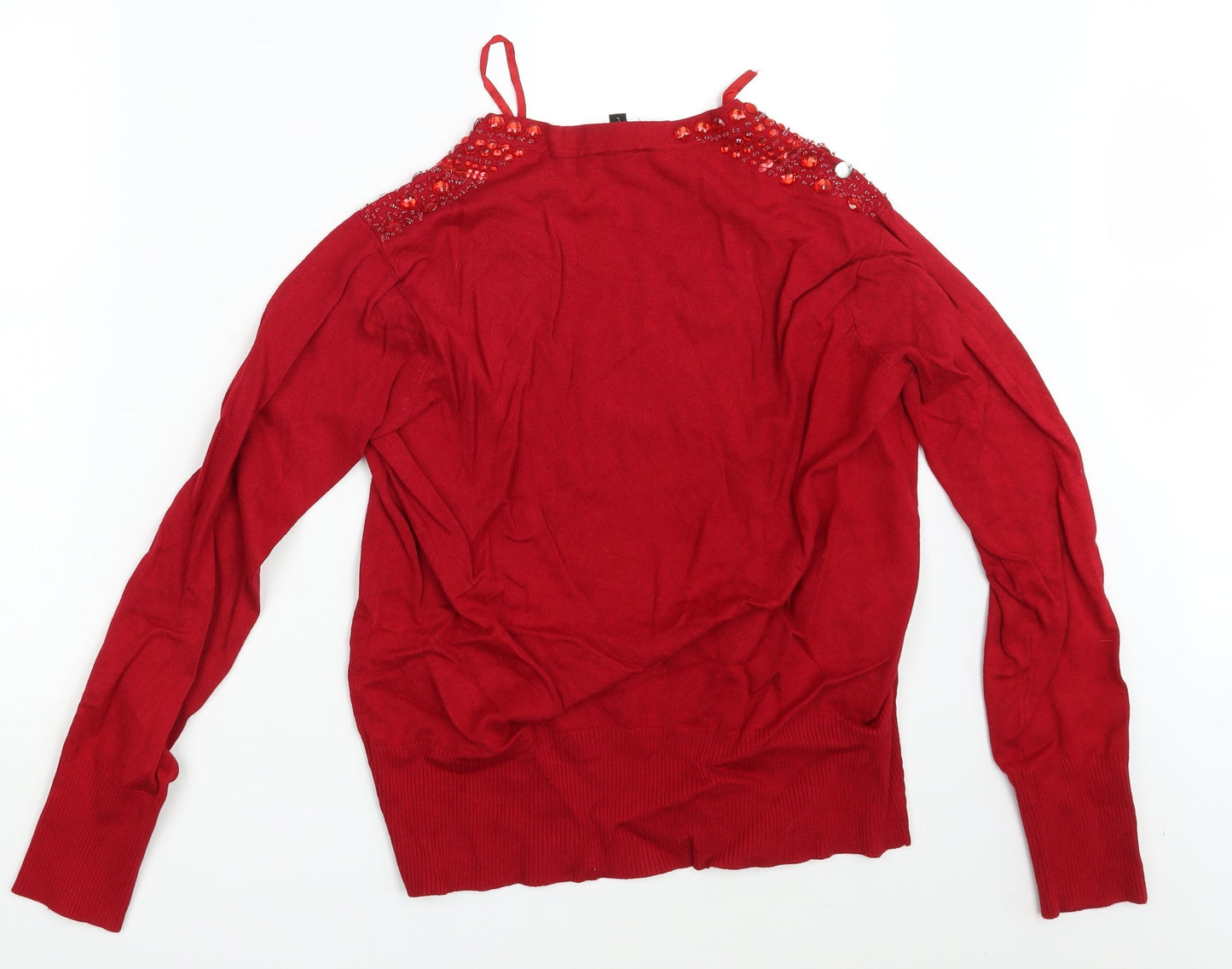 Womens UK Size L Casamia Red Pullover Jumper
