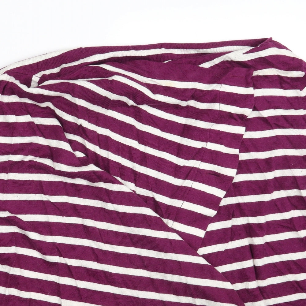 Womens UK Size One Size JoJo Maman Bébé Purple Wrap Jumper