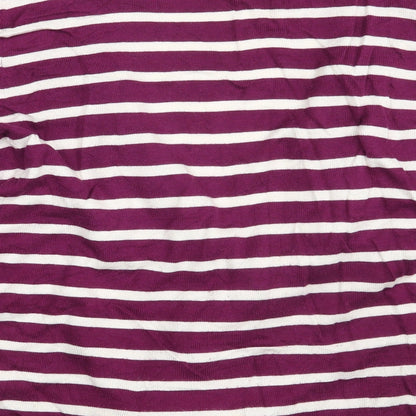 Womens UK Size One Size JoJo Maman Bébé Purple Wrap Jumper