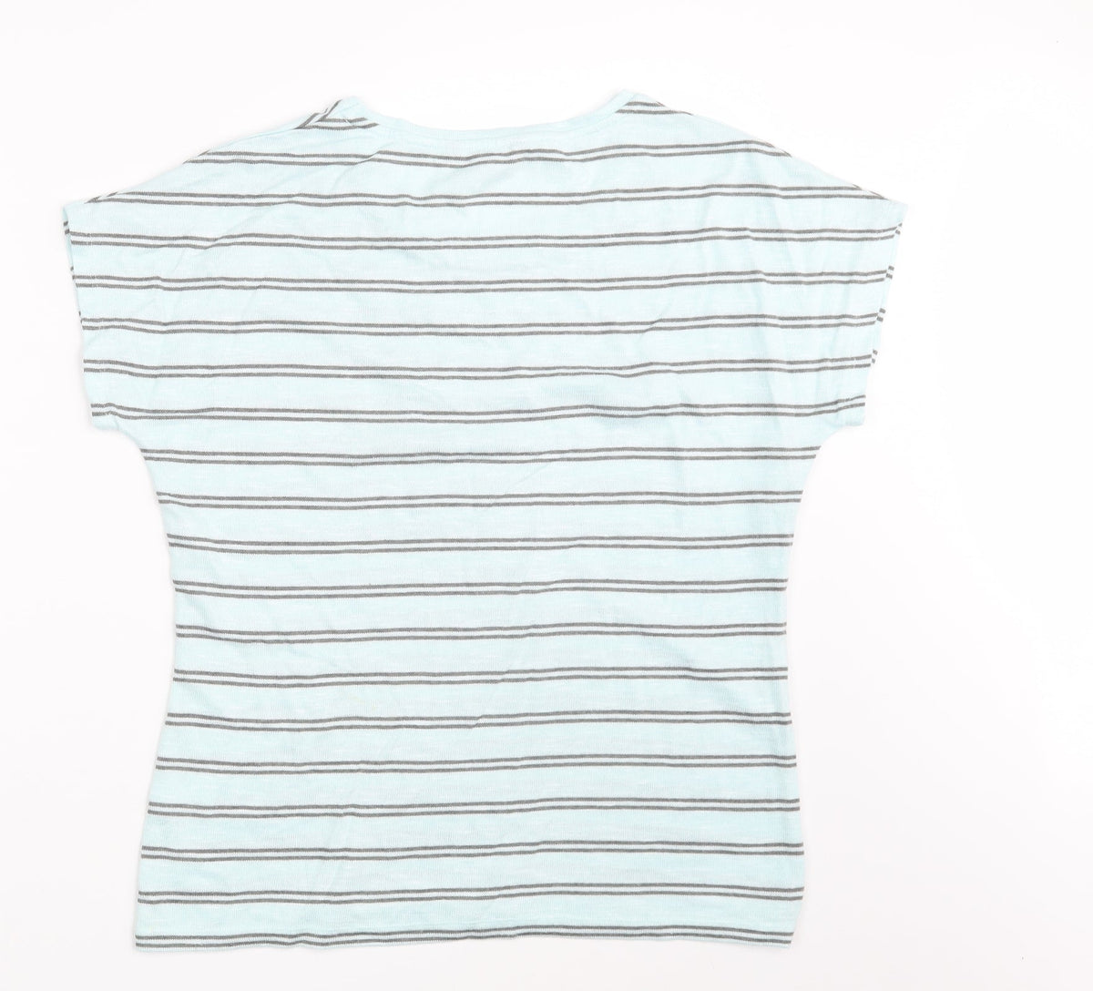 Viz A Viz  Womens Blue Striped  Pullover Sweatshirt Size 12