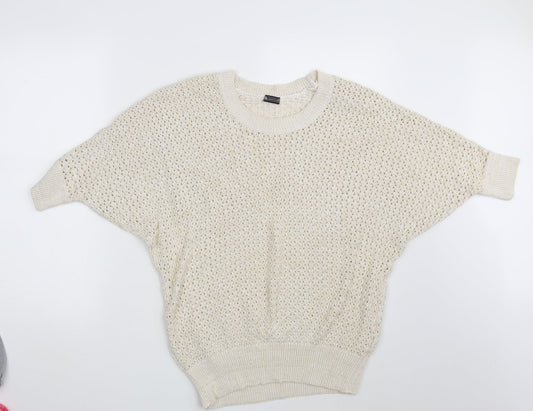 Laura Scott Womens Ivory   Pullover Jumper Size 18
