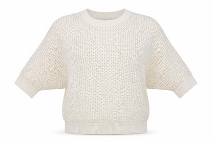 Womens UK Size 18 Laura Scott Ivory Pullover Jumper